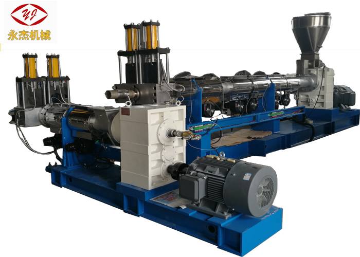 Double Stage PP Extruder Machine , Professional Plastic Reprocessing Machine