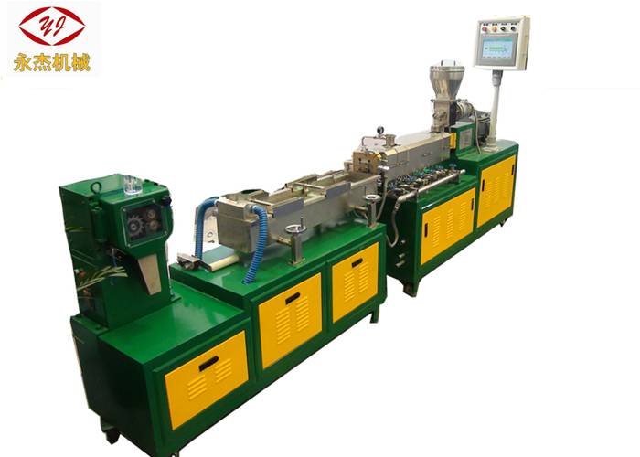 Cheap PriceList for Laboratory Twin Screw Extruder From China - PLC Control Mini Twin Screw Extruder , HDPE Extruder Machine One Year Warranty – Yongjie