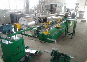 2.2kw Dehydrator Water Ring Pelletizer LLDPE Extruder Machine 30-100kg/H Capacity