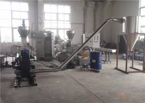 800-1000kg PE PP PVC Pelletizing Machine With Three Stages Air Transmission