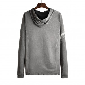Fashion Casual Men’s Hooded Long Sleeve Top round neck comfortable long-sleeved T-shirt for men