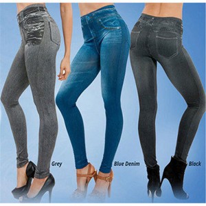Lowest Price for China Women′s high waist slim jeans