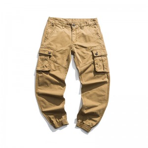 High quality Comfortable Button Fly Big Pockets of Cargo Pant for Men