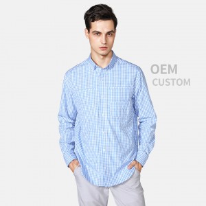 2022 New Factory Customized Plus Size Fashion Solid Color Loose Men’s Shirts