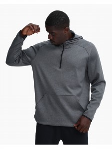 Sports sweater loose casual hoodie sports top men’s half zipper sweater