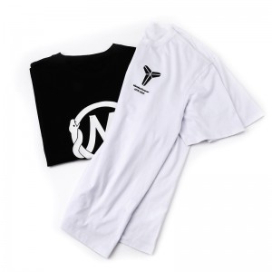Summer new men’s short-sleeved men’s simple printed T-shirt factory price