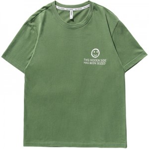 Loose round neck casual simple men’s summer T-shirt