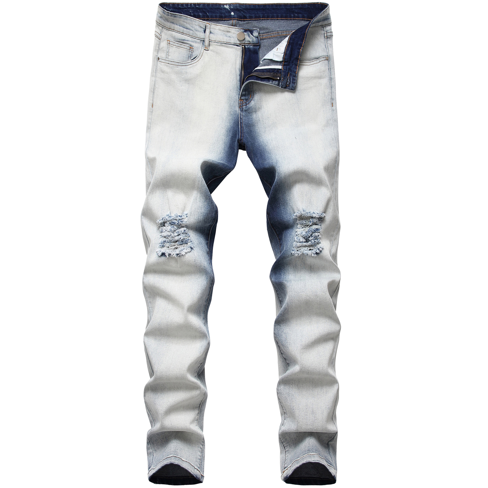 New Fashion Design for Denim Jeans Pant - 2022 new spring men’s jeans ripped men’s trousers jeans men’s gradient – Yulin