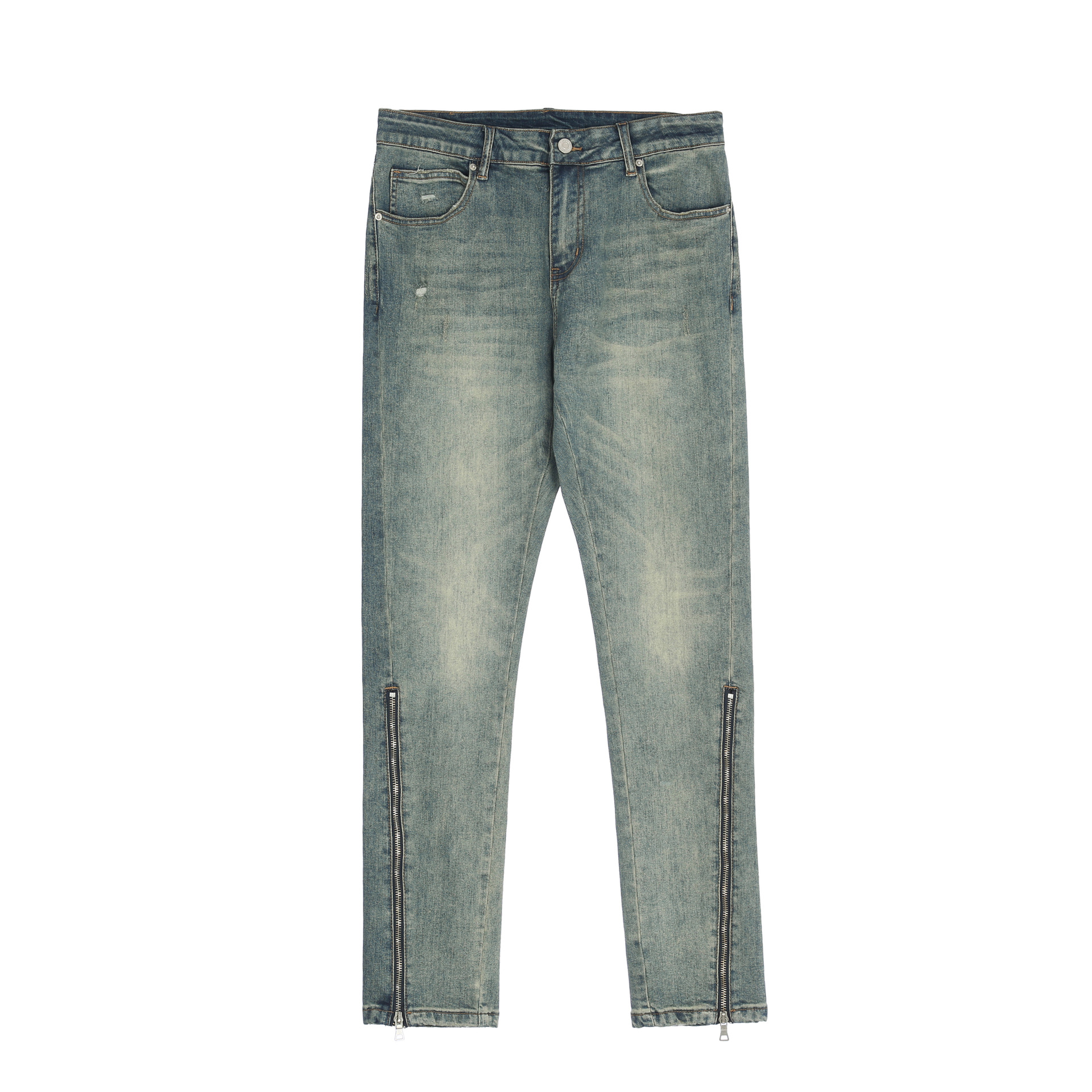 2021 High quality Denim Jeans - Light Color Jeans Men’s Straight Wide Leg Pants Casual Loose Long Men’s Jeans – Yulin