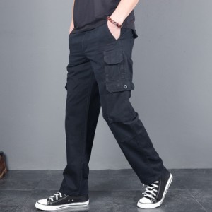 Four-color multi-pocket overalls, casual fashion, loose and comfortable