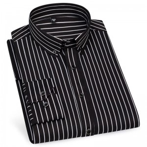 2022 New Factory Customized Large Size Fashion Loose Men’s Striped Shirts
