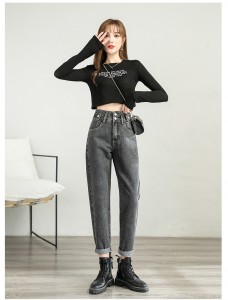 High Quality Denim Jeans for Women Classic Comfortable Trousers