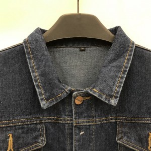 Factory custom wholesale latest denim casual jacket men’s top coat