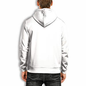 2021 European and American fall/winter plus size printed men’s hooded sweater