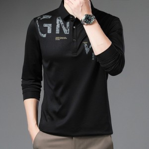 New business men’s POLO shirt, casual and comfortable autumn jacket