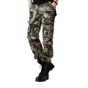 OEM Customized Denim And Jeans - Street camouflage men’s overalls with loose fit feet – Yulin