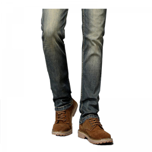 European and American men’s nostalgic retro street style straight-leg jeans wholesale