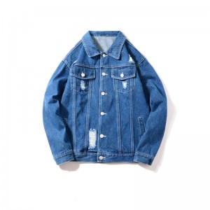 Hot New Products China Wash Bue Fashion Boys Coat Outwear Slim Jean Jacket Denim Jackets for Men