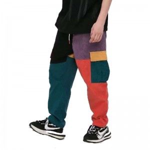 Supply OEM/ODM GDJ026 casual denim mens designer jeans multi-color elastic waist denim pants loose fit men jeans