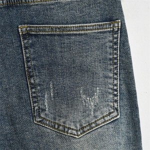 Hot sale Factory China Used Clothes Jeans Denim Blue Cotton Slim Light Long Pants Custom Skinny