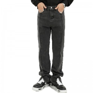 high quality loose stitching pantalones jeans men