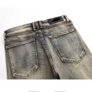 Factory directly Jean Light Blue Straight Loose-Fit Mid-Rise Rivet 5 Pockets Sexy Denim Short Frayed Raw Hem Ripped Scratches Jean Extra Shorts