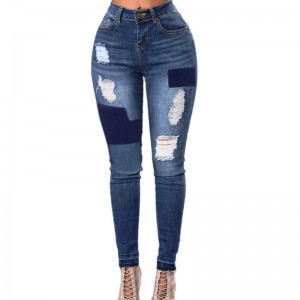 High Stretch Waist Women Skinny Jeans