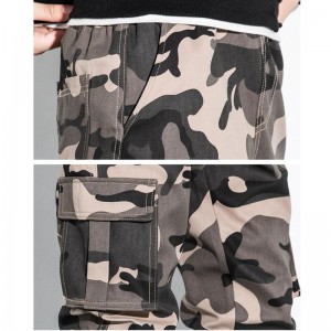 Summer New Camouflage Casual Men′s Loose Large Size Breathable Quick-Drying Sports Pants