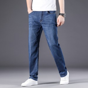 Men’s Jeans Straight Loose Men’s Pants Casual Stretch Breathable Long Jeans Pants