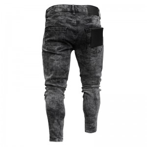 OEM/ODM China China 2022 Trendy Blue Jeans Comfortable Skinny Ripped Jeans