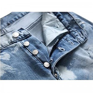 OEM Manufacturer China Mens Jeans Cargo Denim Pants Regular Loose Pockets Classic Jeans
