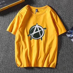 Hot products Fashion round collar short sleeve letter printed T-shirt for men