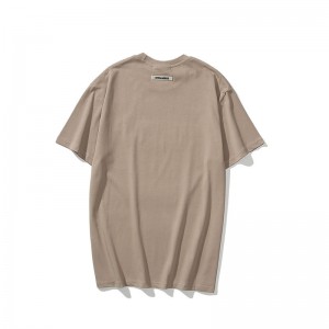 Summer Fashion Simple Letter Printing O-Neck Plus Size Men’s T-shirt