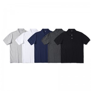 High Quality Shirt Clothes Short Sleeve Polo T Shirt Custom Print Embroidered Mens