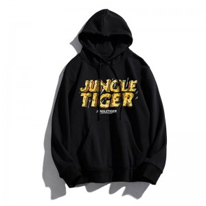 Spring and Autumn Loose Hip Hop Pullover Letter Printing Men’s Hoodie