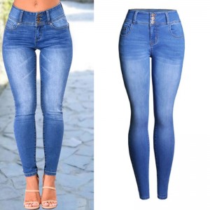High-waisted Skinny trousers jean pants