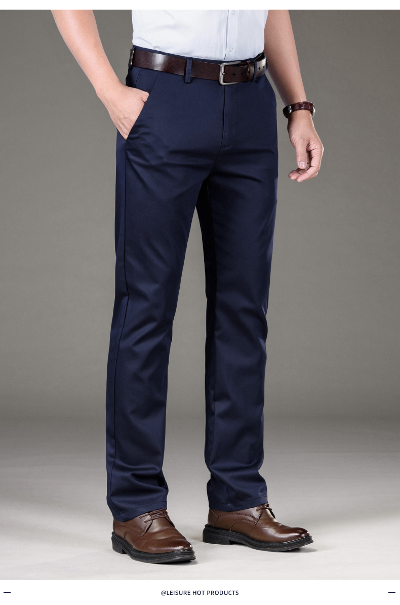 High Quality Flare Pants - 2021 New men’s pants formal  men’s trousers high quality straight men’s casual pants – Yulin