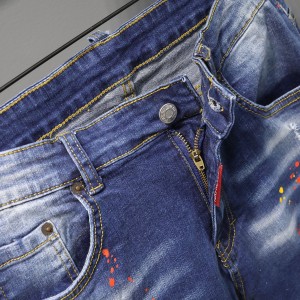 2021 Hot Sale Jeans Men’s Casual Slim-fit Straight Denim Pants Plus Size Men’s Jeans
