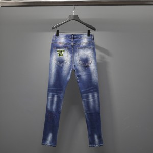 2021 Hot Sale Jeans Men’s Casual Slim-fit Straight Denim Pants Plus Size Men’s Jeans