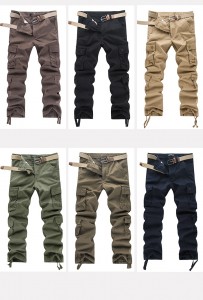 Factory direct sales men’s overalls sports casual loose large size wear-resistant men’s trousers