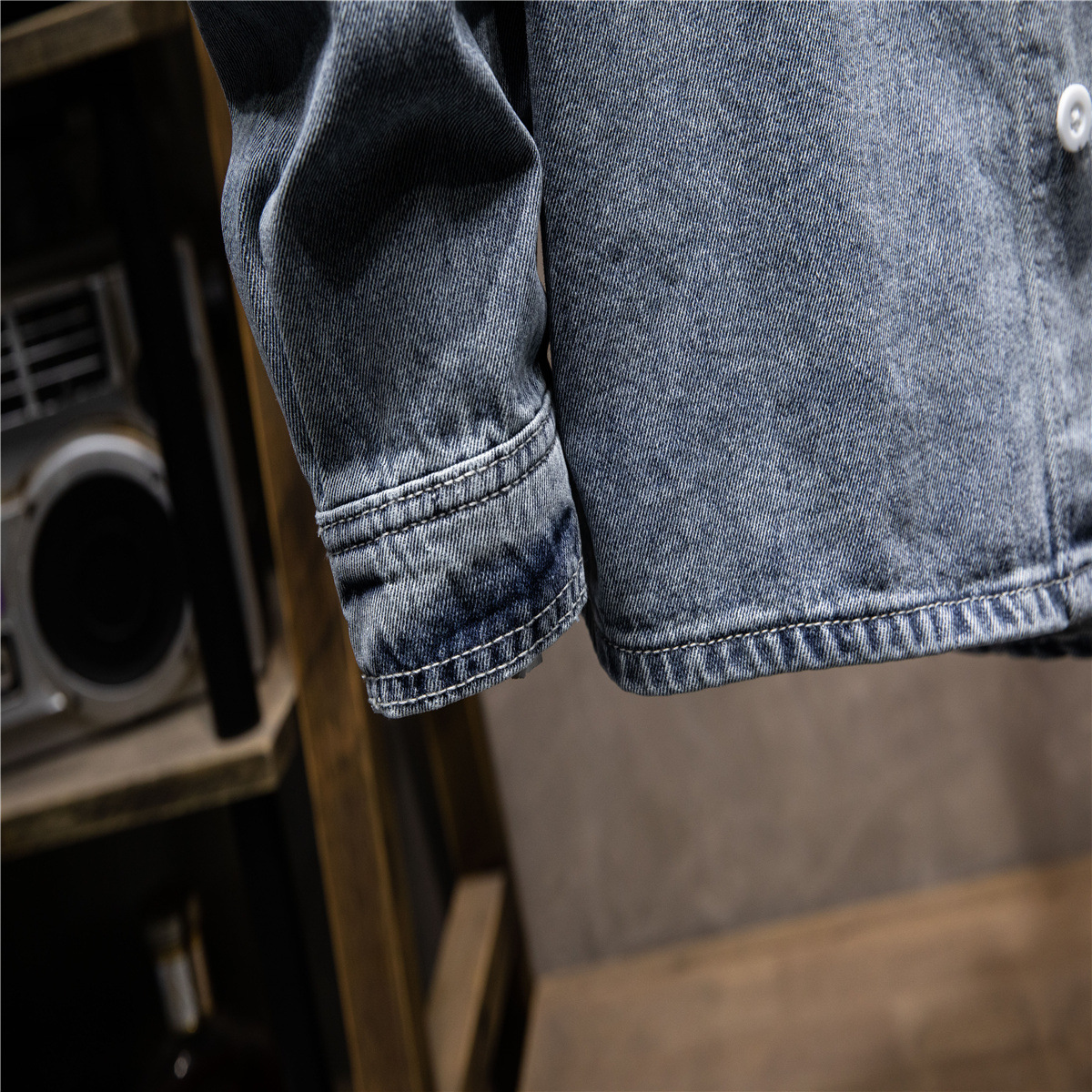 2021 wholesale price Womens Vintage Jean Jacket - Blue jeans Jacket Men’s Fashion Top Jacket Autumn Winter Season Top – Yulin