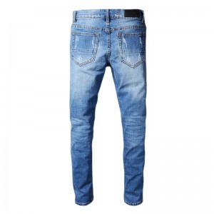 Factory Customized China Men′ S 98% Cotton 2% Spandex Casual Jeans