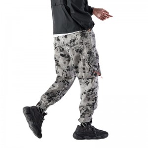men’s trousers camouflage overalls fashion thickened multi-pocket trousers