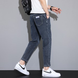 The 2022 autumn winter new men’s jeans trend casual loose and versatile trousers handsome men’s trousers men