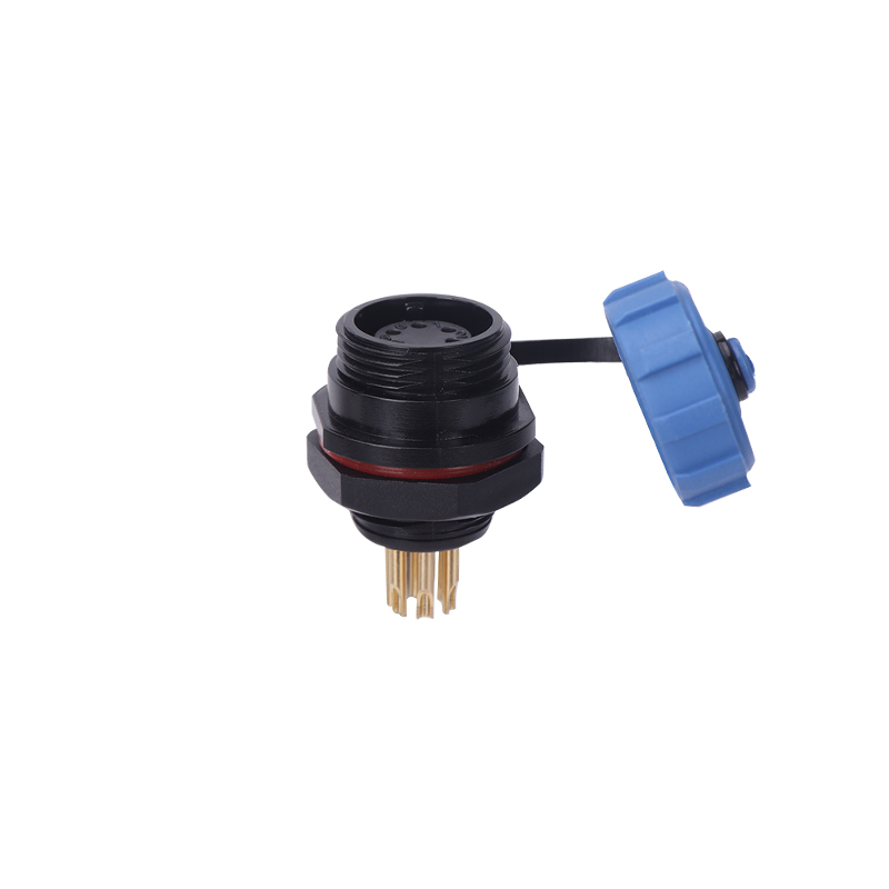 SP1312 Female 2 3 4 5 6 7 9Pin Plastic Industrial Waterproof Electrical Connector Socket