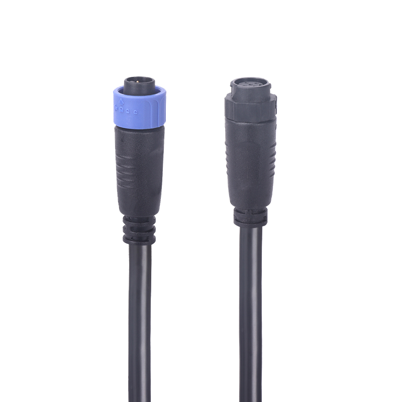 M16 Series 2 3 4 5 Poles Cable Molded Quick Lock Type Female Male Plastic Waterproof Electric Plug LED IP67 Connector