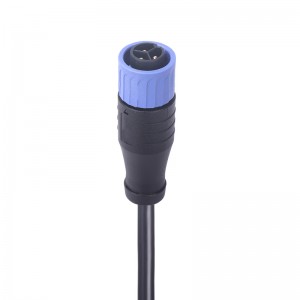 M20 Series 2 3 5 6 Poles Cable Molded Quick Lock Male Plastic Electric Vehicle Waterproof IP67 Connector