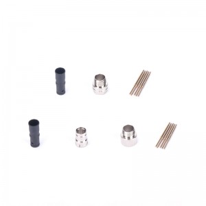 M8 Cable Male Molded Waterproof Electrical Connector Right Angle