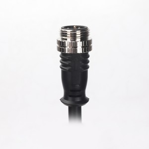 7/8” Mini Male 3 4 5 6 Core Overmold Konektor Kabel IP67 Steker Listrik Tahan Air