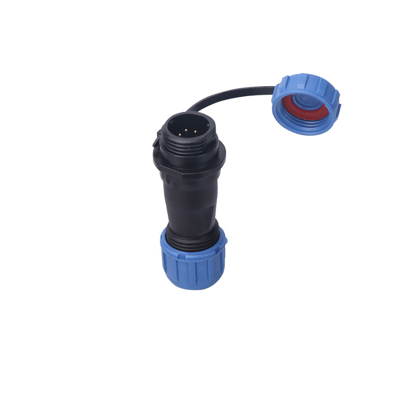 SP1111 Male 2Pin 3Pin 4Pin 5Pin Plastic Industrial Waterproof Electrical SP Connector With Cap